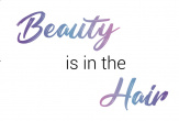 Beauty is in the Hair logo